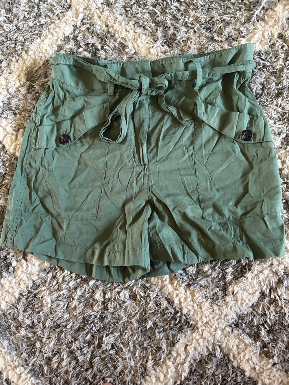 Ann Taylor Green Shorts